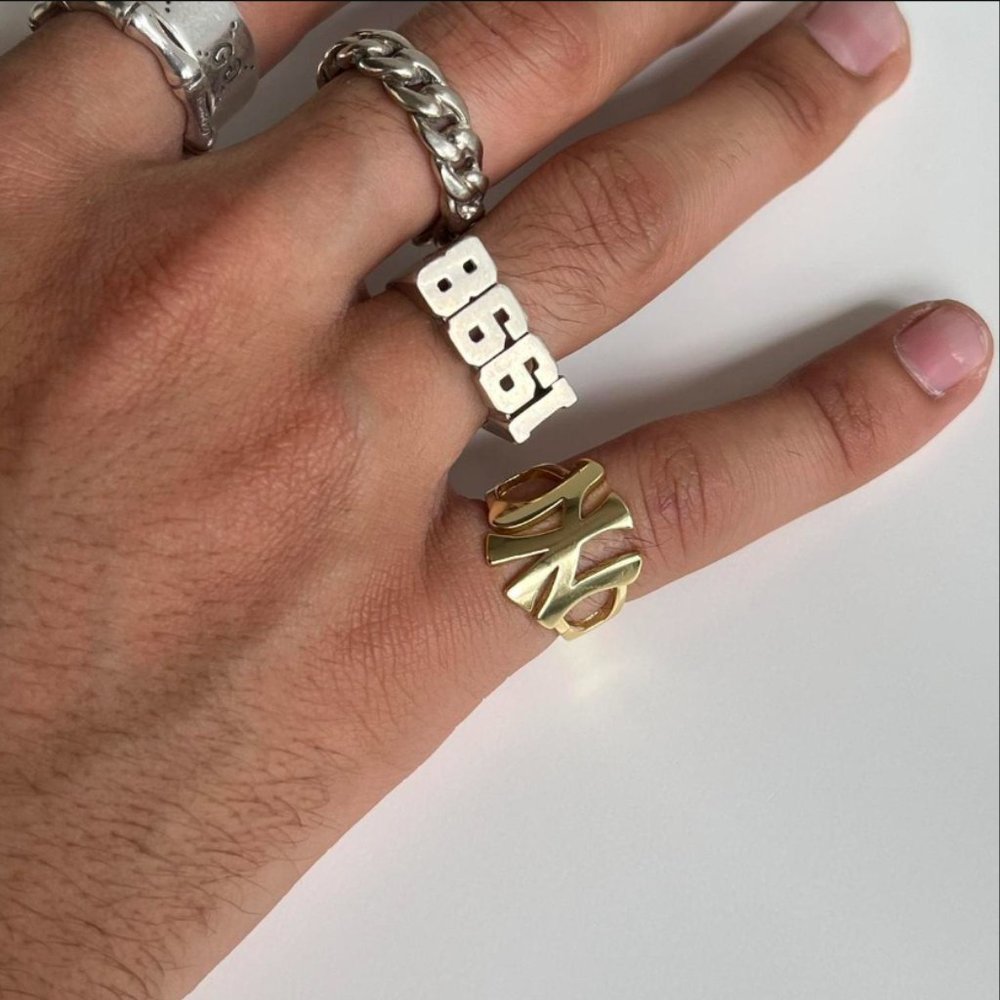 New York Yankees Gold Ring Unisex One Size Fits Most - Picture 3 of 8